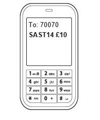 Just Giving Text Facility